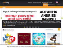 Tablet Screenshot of myticket.ro