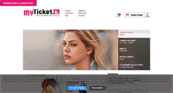 Desktop Screenshot of myticket.fr