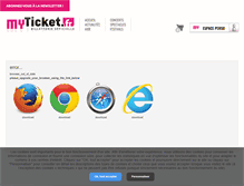 Tablet Screenshot of myticket.fr